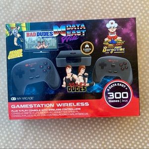 My Arcade GameStation Wireless Plug and Play Game Console with 2 Controllers